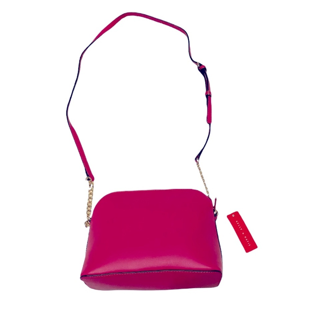 Kelly & Katie Pink Faux Leather Cross Body Bag